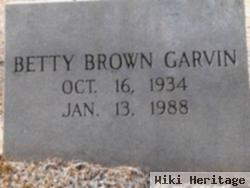 Betty Ann Brown Garvin