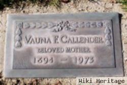 Vauna F. Callender