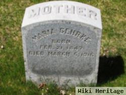 Maria "mary" Gehrke