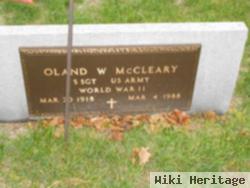 Oland W Mccleary