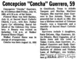 Concepcion "concha" Vasquez Guerrero