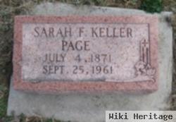 Sarah F Keller Page