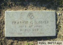 Francis G Sleeper