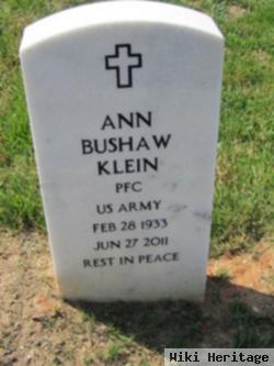 Ann Bushaw Klein