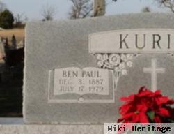 Bernard Paul "ben" Kurio