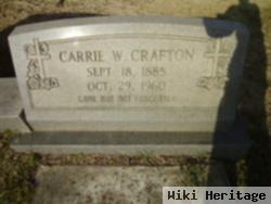 Carrie W Crafton