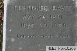Gertrude Davis