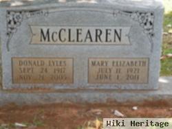 Mary Elizabeth Mcclearen