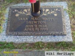 Sara Mac Watts Brewton