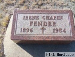 Irene A Chapin Fender