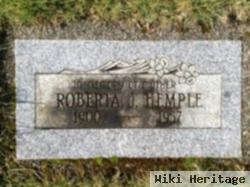 Roberta J Hemple