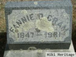 Fannie D Cram