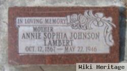 Annie Sophia Johnson Lambert