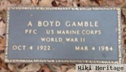 A Boyd Gamble