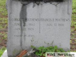 Frances Elizabeth Peterson Mathews