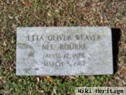 Etta Oliver Bourke Weaver