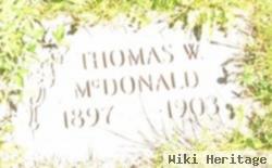 Thomas W. Mcdonald