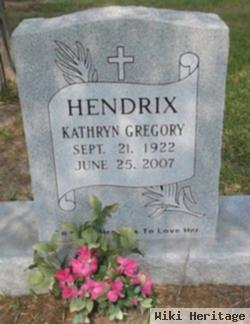 Kathryn J Gregory Hendrix