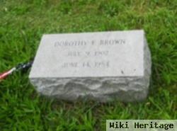 Dorothy F Brown