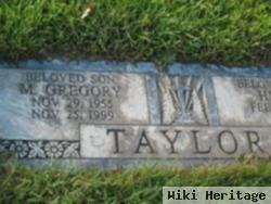 Gregory M Taylor