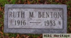 Ruth M Benton