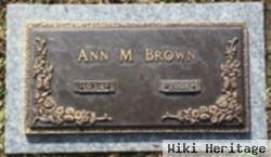 Ann M Brown