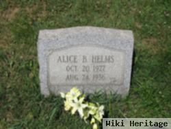 Alice B Helms