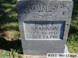 Earl Franklin "dink" Brannon