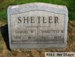 Charlotte Bertha "lottie" Wasson Shetler