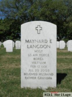 Maynard Edward Langdon