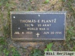 Thomas E Plantz