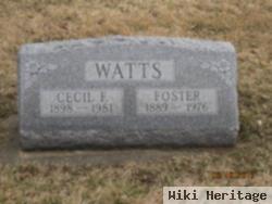 Cecil F. Fine Watts