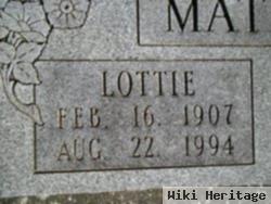 Charlotte "lottie" Davis Mathewson