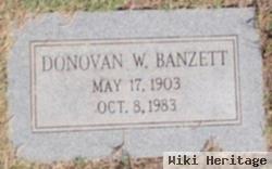 Donovan W Banzett