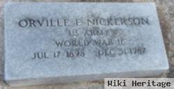 Orville E Nickerson