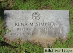 Rena M Simpson Fitch