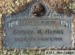 Barbara M. Haynes