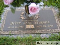 Betty Jane Frost Sturgill