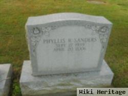 Phyllis R. Wilder Sanders