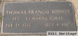 Pfc Thomas Francis Schmidt