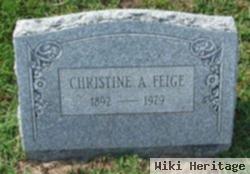 Christine A Feige