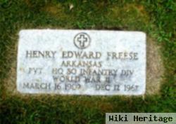 Pvt Henry Edward Freese