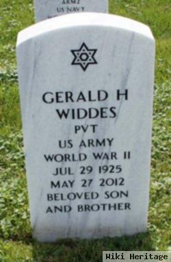 Gerald H Widdes