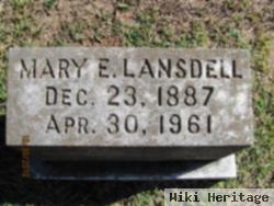 Mary E Lansdell