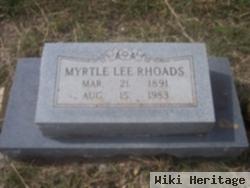 Myrtle Lee Rhoads