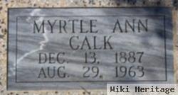 Myrtle Ann Jones Calk