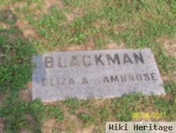 Elizabeth Ann Worden Blackman