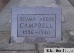 Rhama Lee Akers Campbell