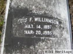 Lois F Williamson