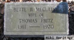 Bette B. Mechling Fritz